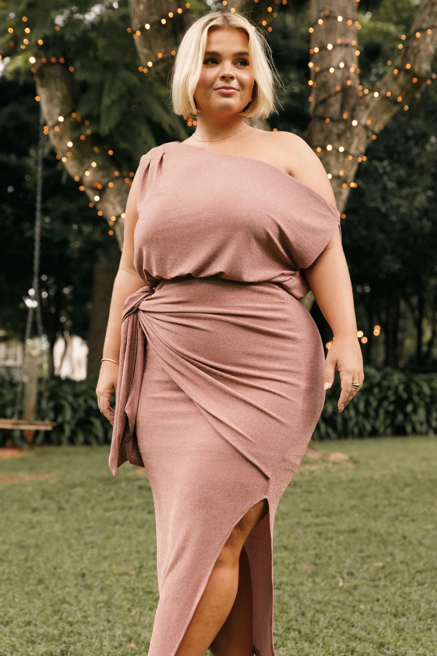 Santiago Off Shoulder Midi Dress
