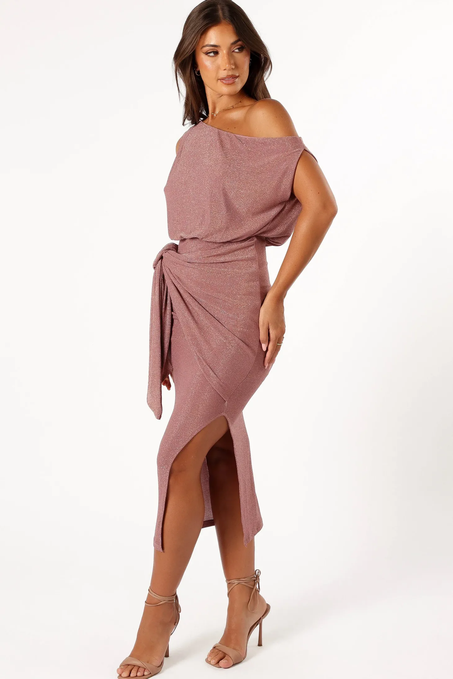 Santiago Off Shoulder Midi Dress