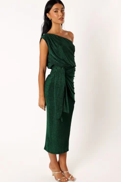 Santiago Off Shoulder Midi Dress