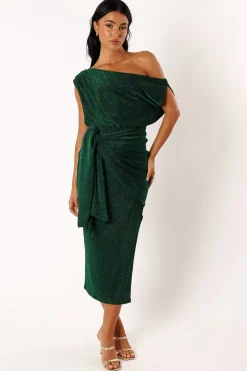 Santiago Off Shoulder Midi Dress