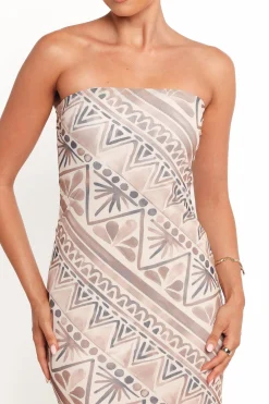 Saskia Strapless Midi Dress