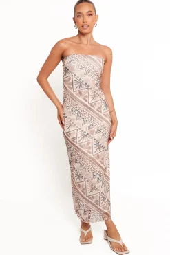 Saskia Strapless Midi Dress