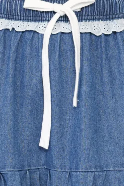 Scout Tiered Denim Maxi Skirt