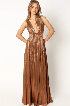 Shania Pleated Maxi Dress