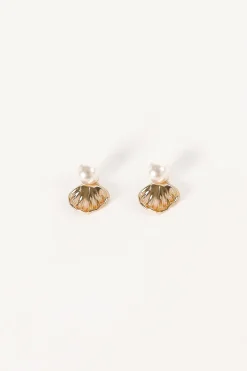 Shiloh Pear Shell Earrings