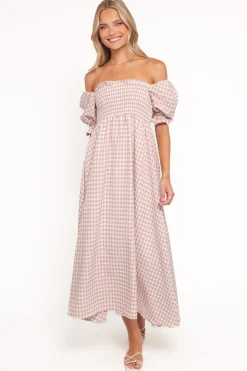 Siun Short Sleeve Midi Dress