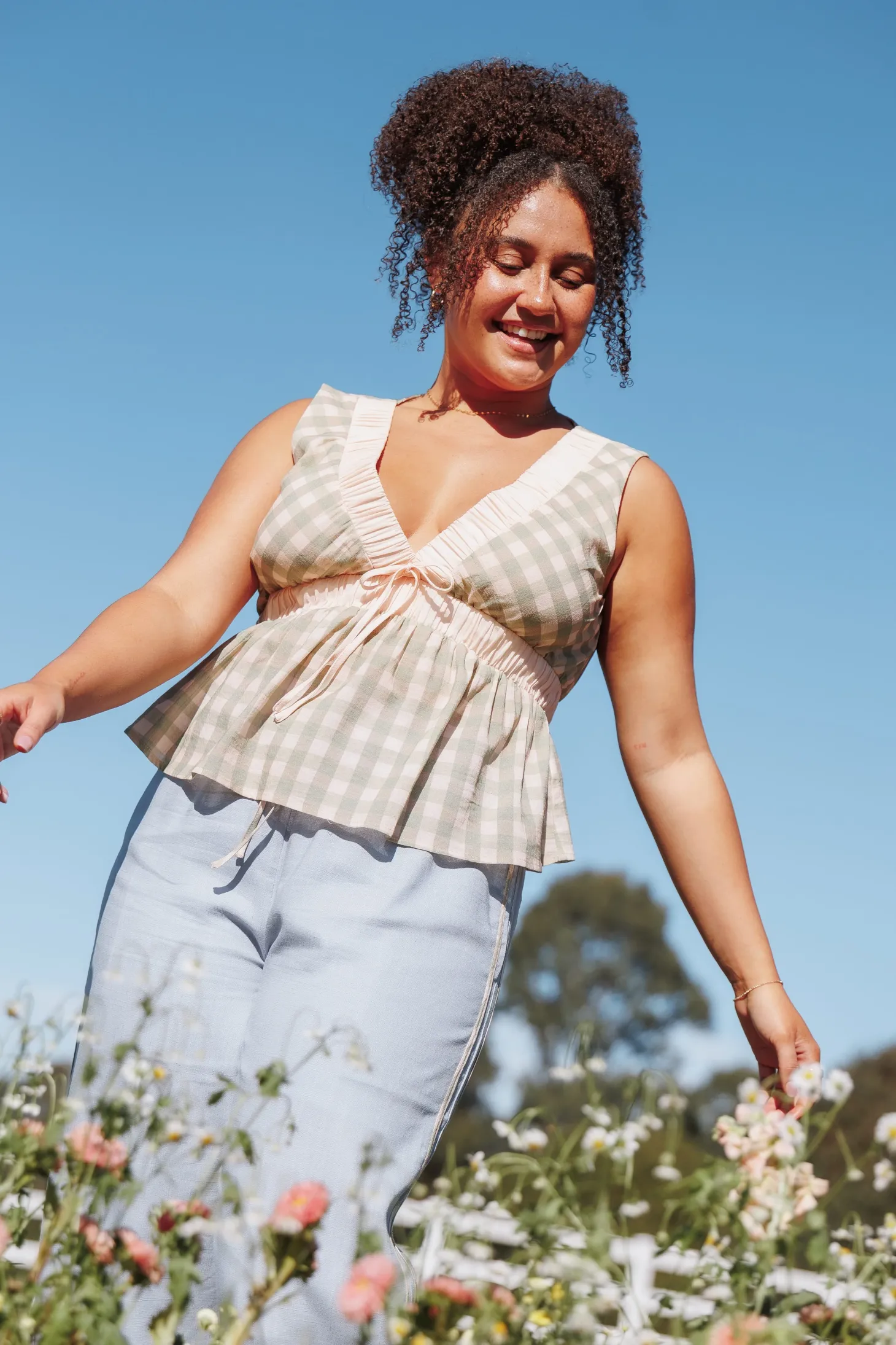 Solace Peplum Top