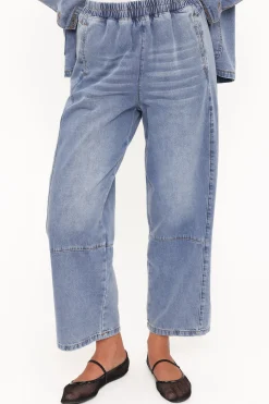 Sophie Cropped Barrel Jean