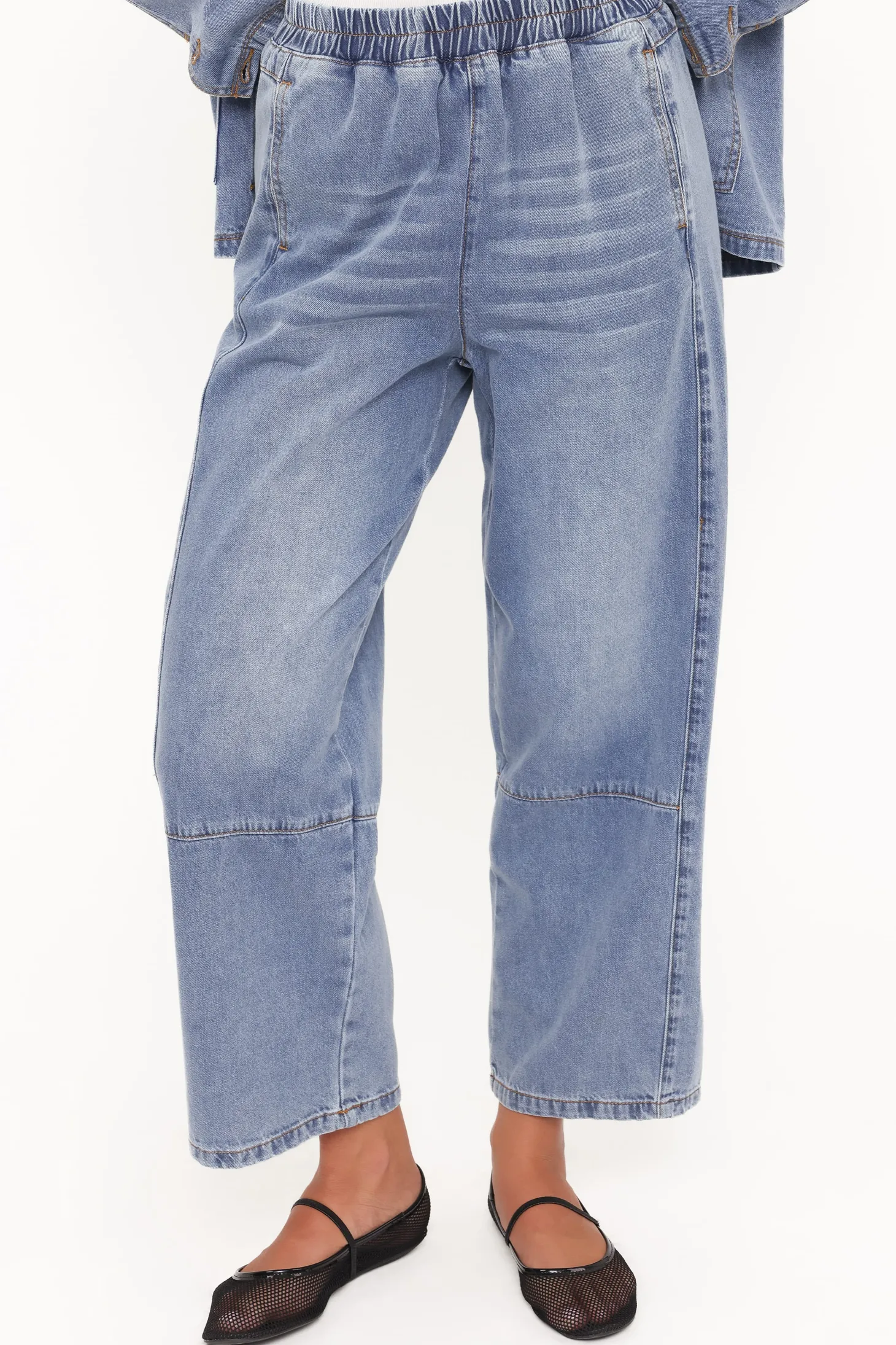 Sophie Cropped Barrel Jean