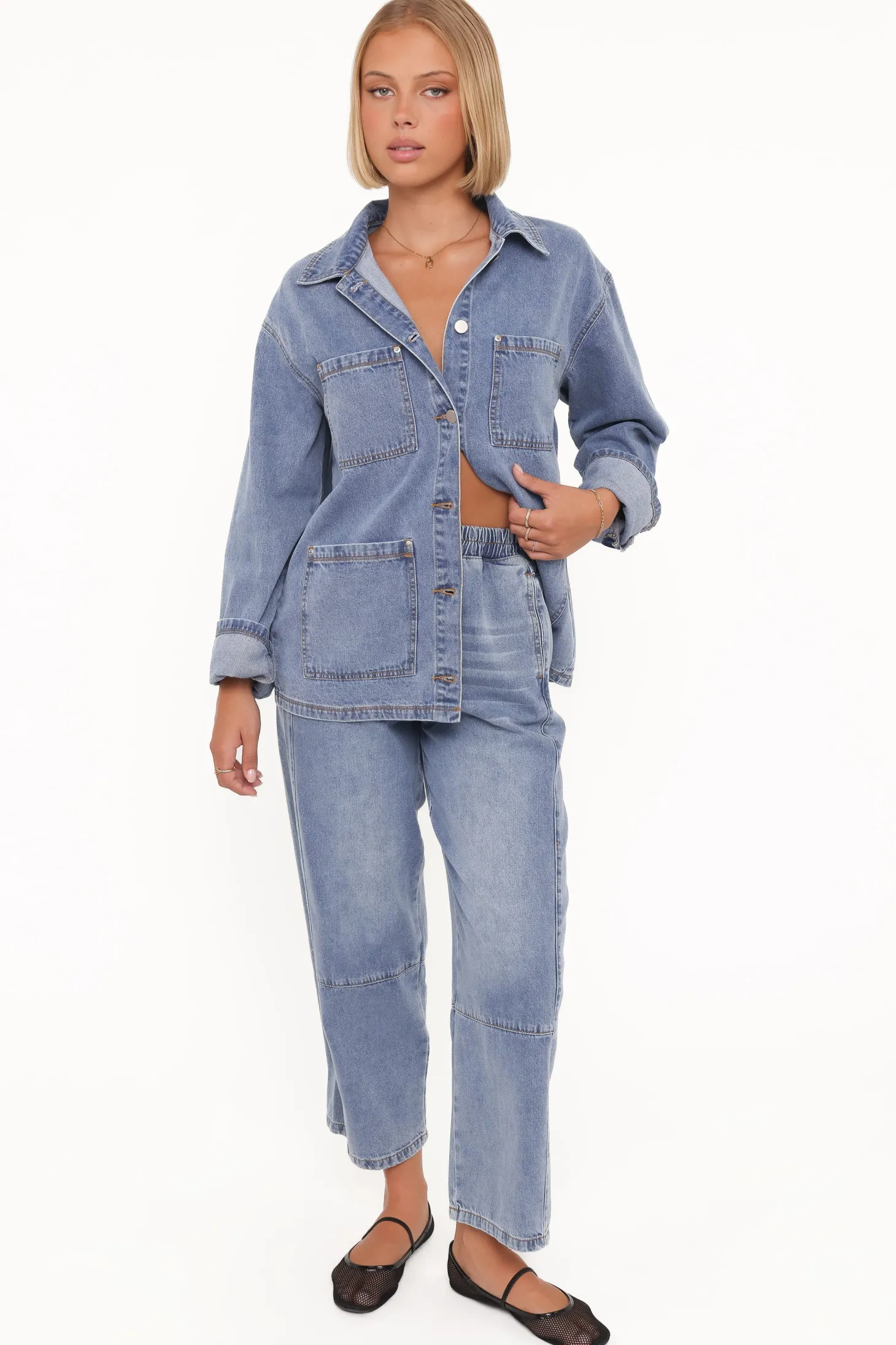 Sophie Cropped Barrel Jean