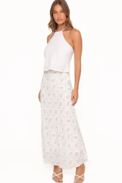 Steele Bias Maxi Skirt