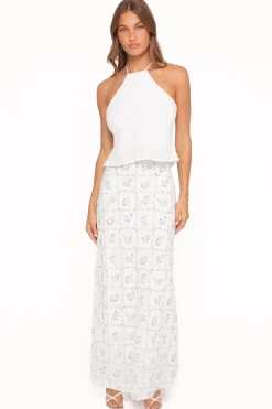 Steele Bias Maxi Skirt