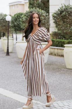 Sullivan Puff Sleeve Maxi Dress
