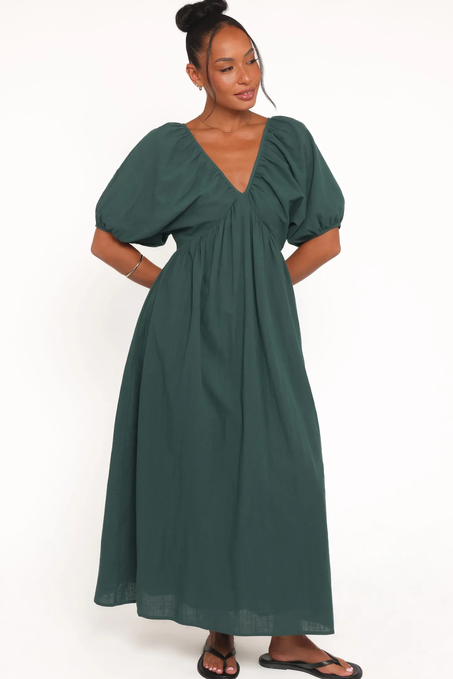 Sullivan Puff Sleeve Maxi Dress