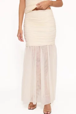Susan Mesh Drop Waist Skirt