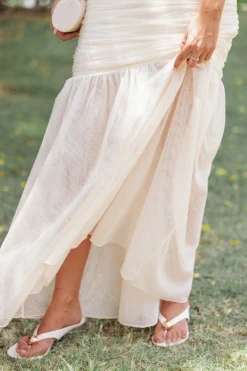 Susan Mesh Drop Waist Skirt