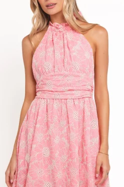 Taila Halterneck Midi Dress