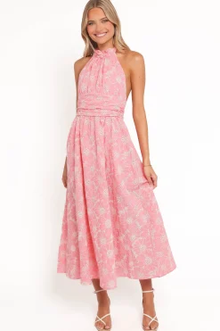 Taila Halterneck Midi Dress