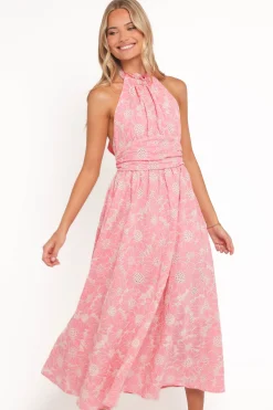 Taila Halterneck Midi Dress