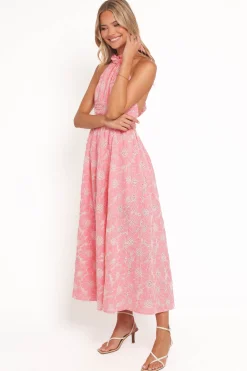 Taila Halterneck Midi Dress