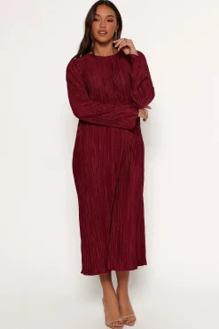 Tannikah Plisse Midi Dress
