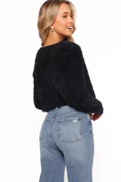 Tavan Crop Button Front Cardigan