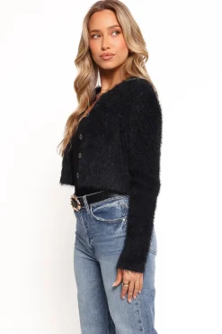 Tavan Crop Button Front Cardigan