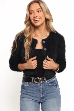 Tavan Crop Button Front Cardigan