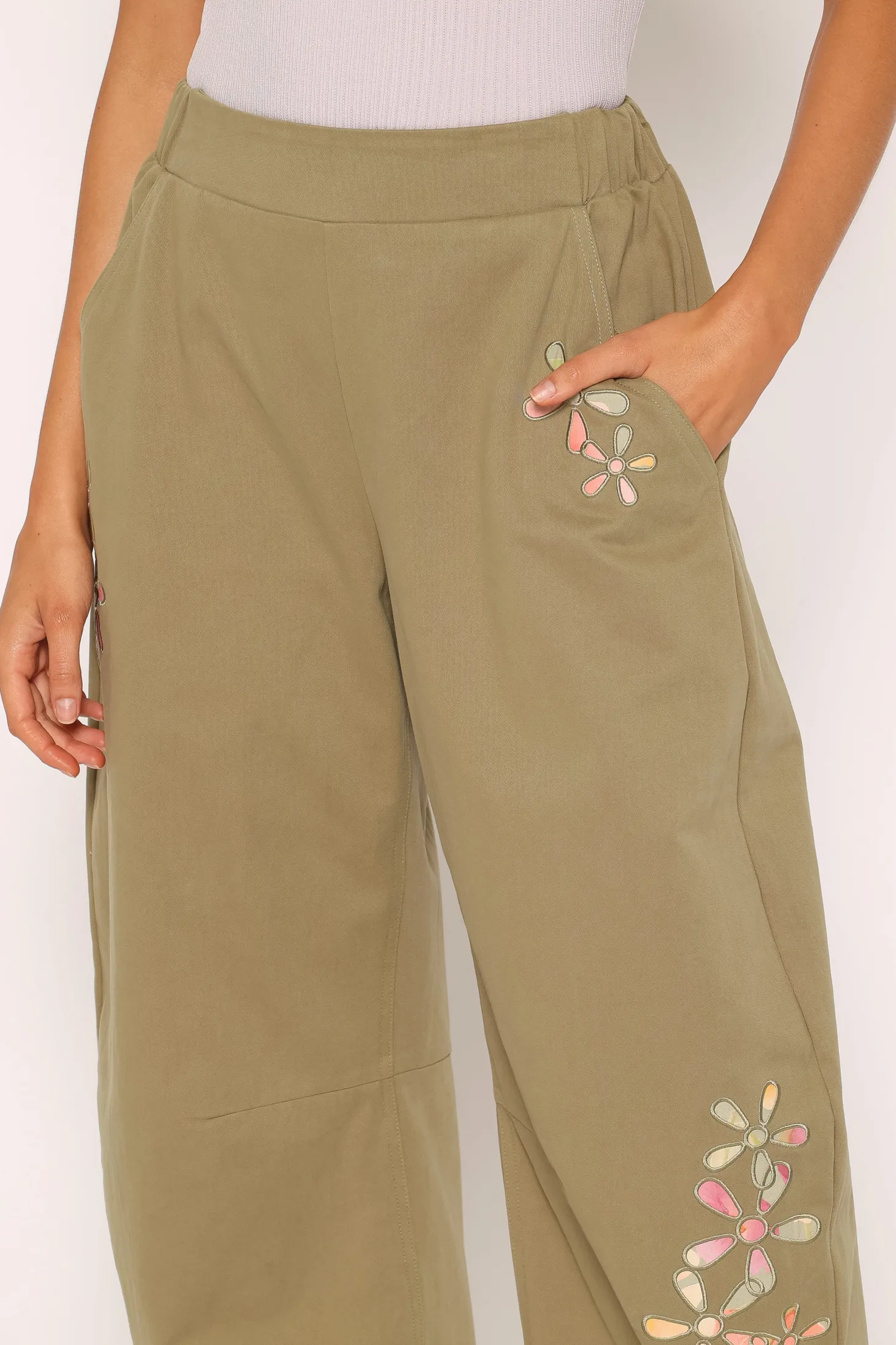 Telena Barrel Leg Pants