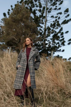 Torie Waist Tie Long Coat