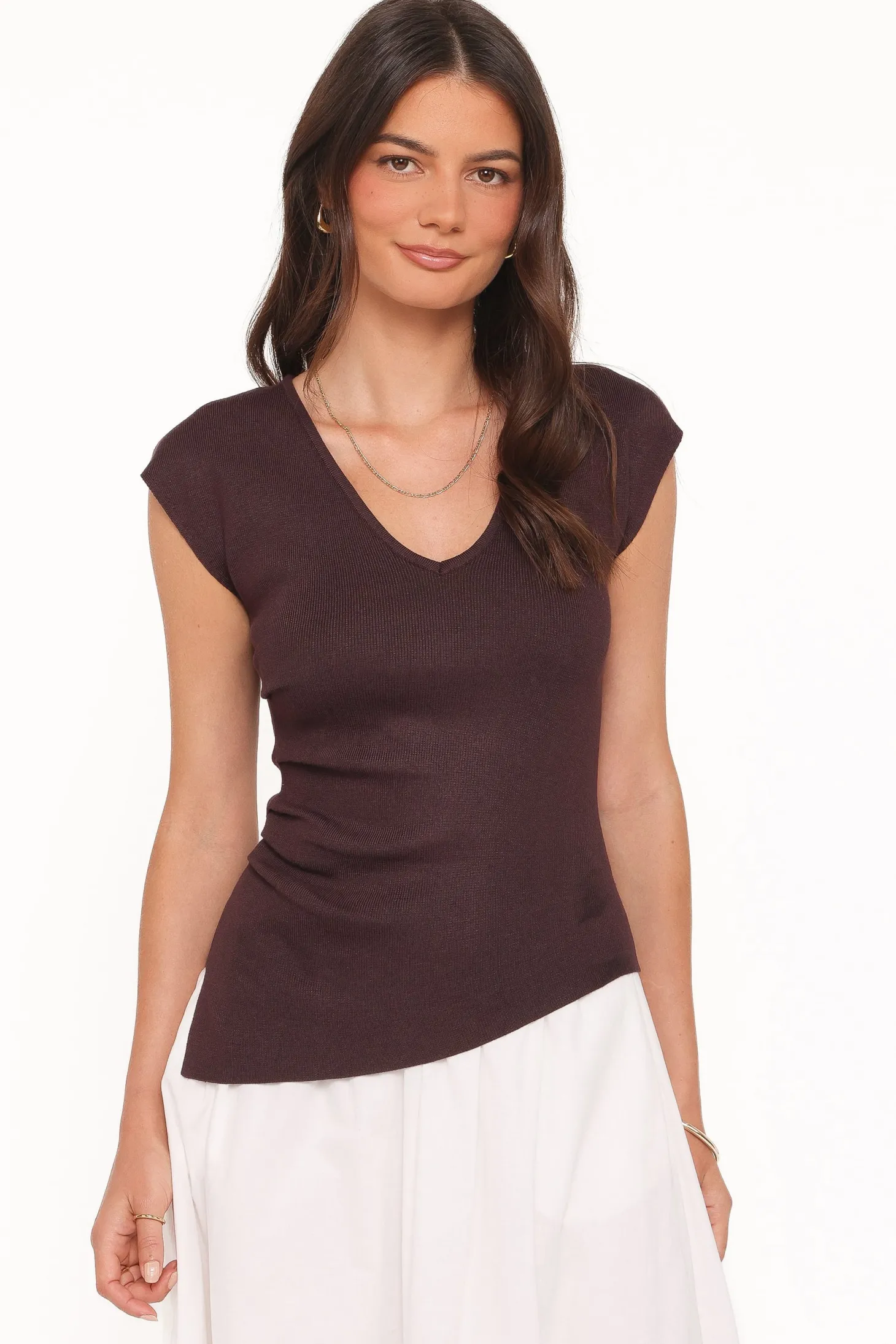 Tori Side Cinch Knitted Top