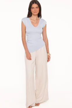Tori Side Cinch Knitted Top