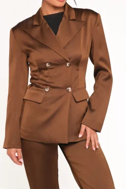 Trina Satin Blazer