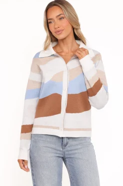 Tulula Abstract Print Cardigan