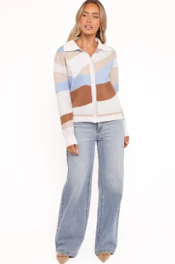 Tulula Abstract Print Cardigan