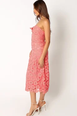 Tyler Strapless Midi Dress