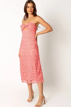 Tyler Strapless Midi Dress