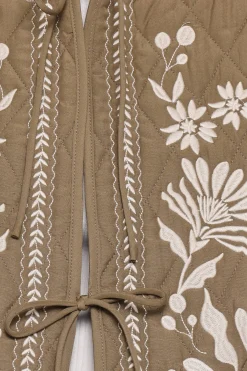 Vako Quilted Embroidered Jacket
