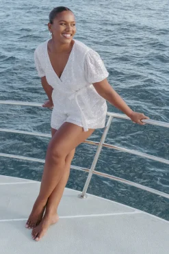 Varity Puff Sleeve Romper