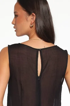 Vayla Sheer Panel Top