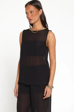 Vayla Sheer Panel Top