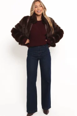 Velma Channel Faux Fur Jacket