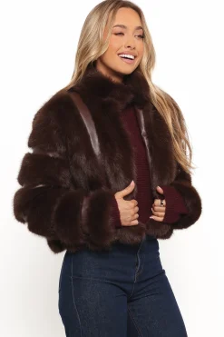 Velma Channel Faux Fur Jacket