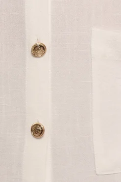 Velvette Mini Button Down Dress