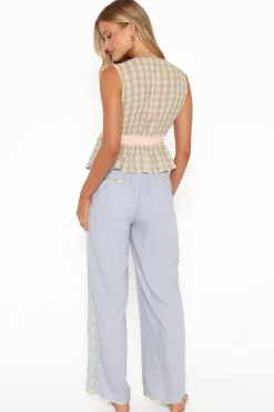 Venda Contrast Trim Pants