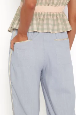 Venda Contrast Trim Pants