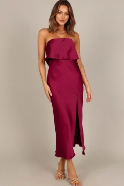 Vienna Strapless Midi Dress