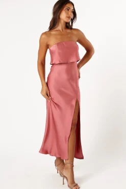 Vienna Strapless Midi Dress