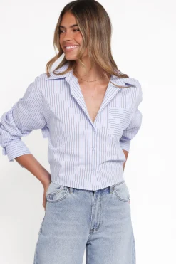 Vienne Tie Back Button Up Shirt