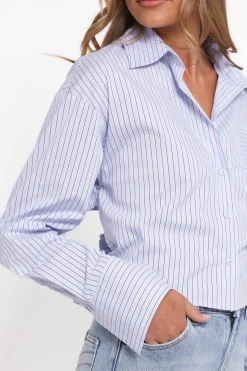 Vienne Tie Back Button Up Shirt